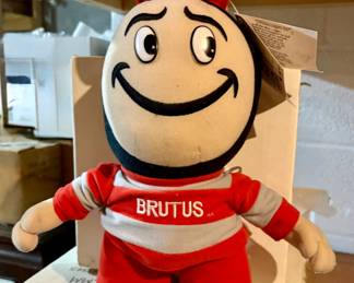 Bleacher Creature plush of Ohio State's Brutus mascot