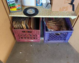 Albums, 45's, and some 78's