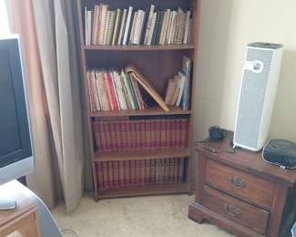 Lots and lots of cookbooks in the house