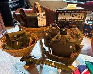 Unmarked Vintage Leather Gun Holsters 