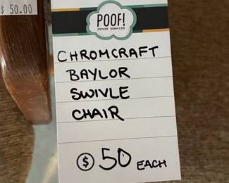 Chromcraft Baylor Swivel Chair