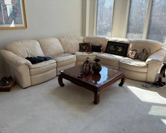 5 Piece Reclining Sectional, Bernhardt Shibui Coffee Table