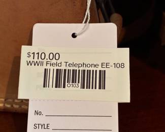 WWII Field Telephone EE-108