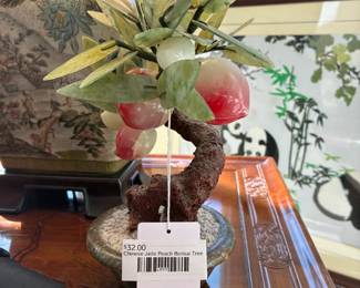 Chinese Jade Peach Bonsai Tree