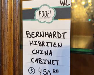 Bernhardt Hibriten China Cabinet