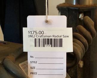 (WL) Craftsman Radial Saw