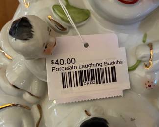 Porcelain Laughing Buddha