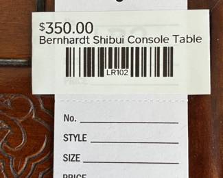 Bernhardt Shibui Console Table