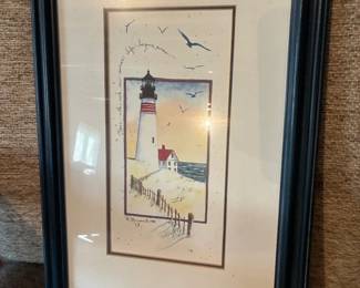 Lighthouse Framed Wall Art