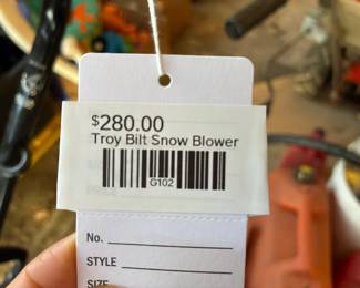 Troy Bilt Snow Blower