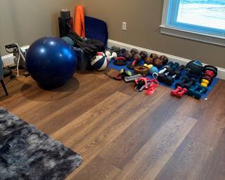 Exercise, training, workout items