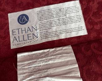 Ethan Allen Red Sofa— excellent condition! 