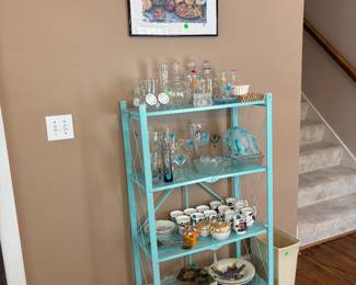 Kitchen items. Framed print.