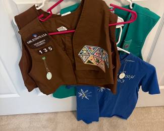 Vintage girl scouts items