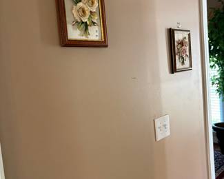 Italian Capodimonte porcelain wall plaques