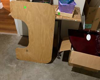 Lap desk, organizing items, file folders, bins/baskets, etc. 