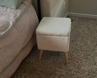Footstool with storage