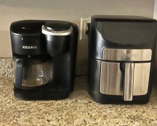 Keurig Coffee Maker, Air Fryer