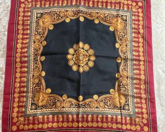 Elaine Gold Silk Scarf