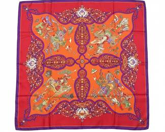 Hermès "Fantaisies Indiennes" Silk Scarf