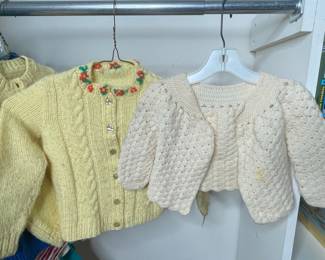 Hand-Knit Baby Cardigans