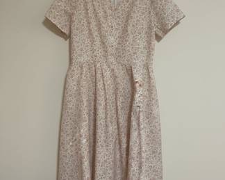 Floral Print Vintage Dress