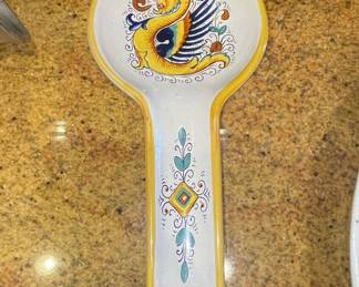 Deruta Raffaellesco Ceramic Spoon Rest
