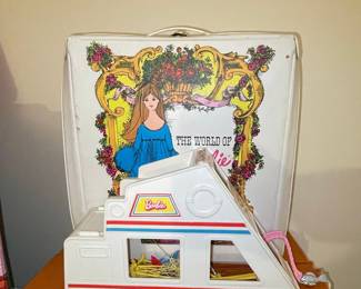 Vintage 1974 Barbie Dream Boat Playset with Carrying Case