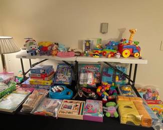 Assorted Children's Toys and Educational Items