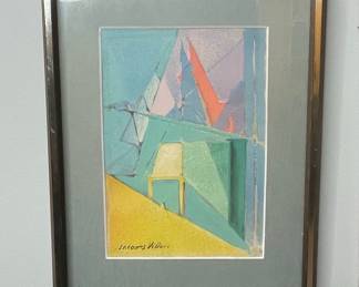 Abstract Geometric Artwork by Jacques Villon