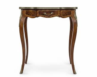 Louis XV Style Marquetry Side Table