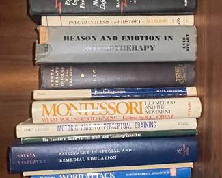 Assorted Educational and Psychology Books