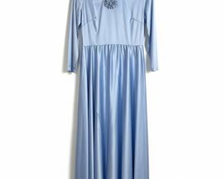 Lady Helene Vintage Long Sleeve Formal Gown