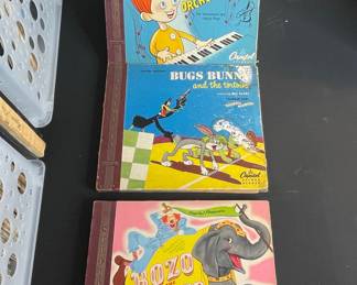 Capitol Records Children's Picture Records - Bugs Bunny, Bozo, Rusty