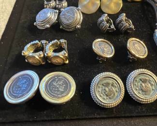 Assorted Fashion Earrings including Erwin Pearl