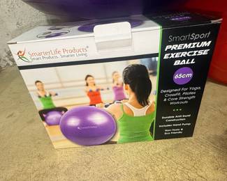 SmarterLife Products Premium Exercise Ball 65cm