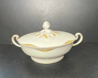 Noritake "Ivory" Pattern Covered Vegetable Bowl