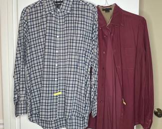 Vtg Saks Dress Shirts