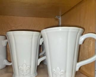 Portmeirion Fleur de Lys Mugs