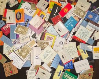 Assorted Vintage Hotel and Restaurant Matchbooks