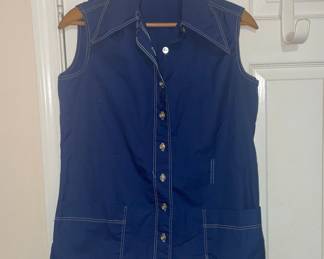 Vintage Sleeveless Blouse