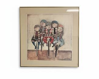 Graciela Rodo Boulanger "The Cyclists" Print