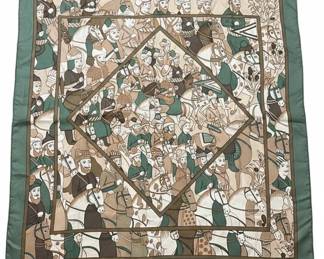 Hermès 'Ali Baba' Silk Scarf