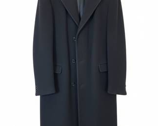 Vtg Bloomingdale’s Men's Wool Overcoat