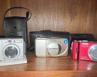 Canon, Olympus& Lumix Digital Cameras