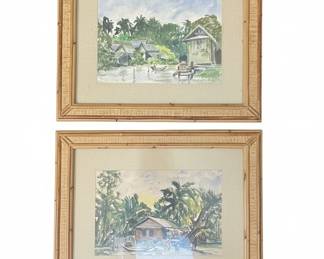 Watercolor Paintings of Tropical Scenes by Rick Stam