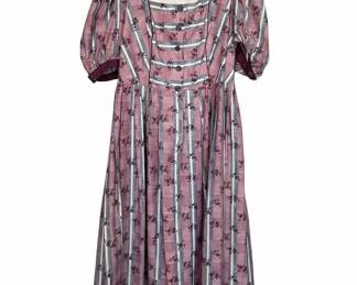 Alphorn Trachtenmode Dirndl Dress Vtg