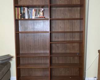 Mid-Century Modern Walnut Bookcase