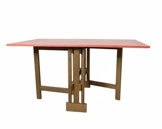 Arts and Crafts Oak Drop Leaf Gateleg Table