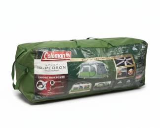 Coleman Person Vacationer Tent with Builtin LED Lighting System